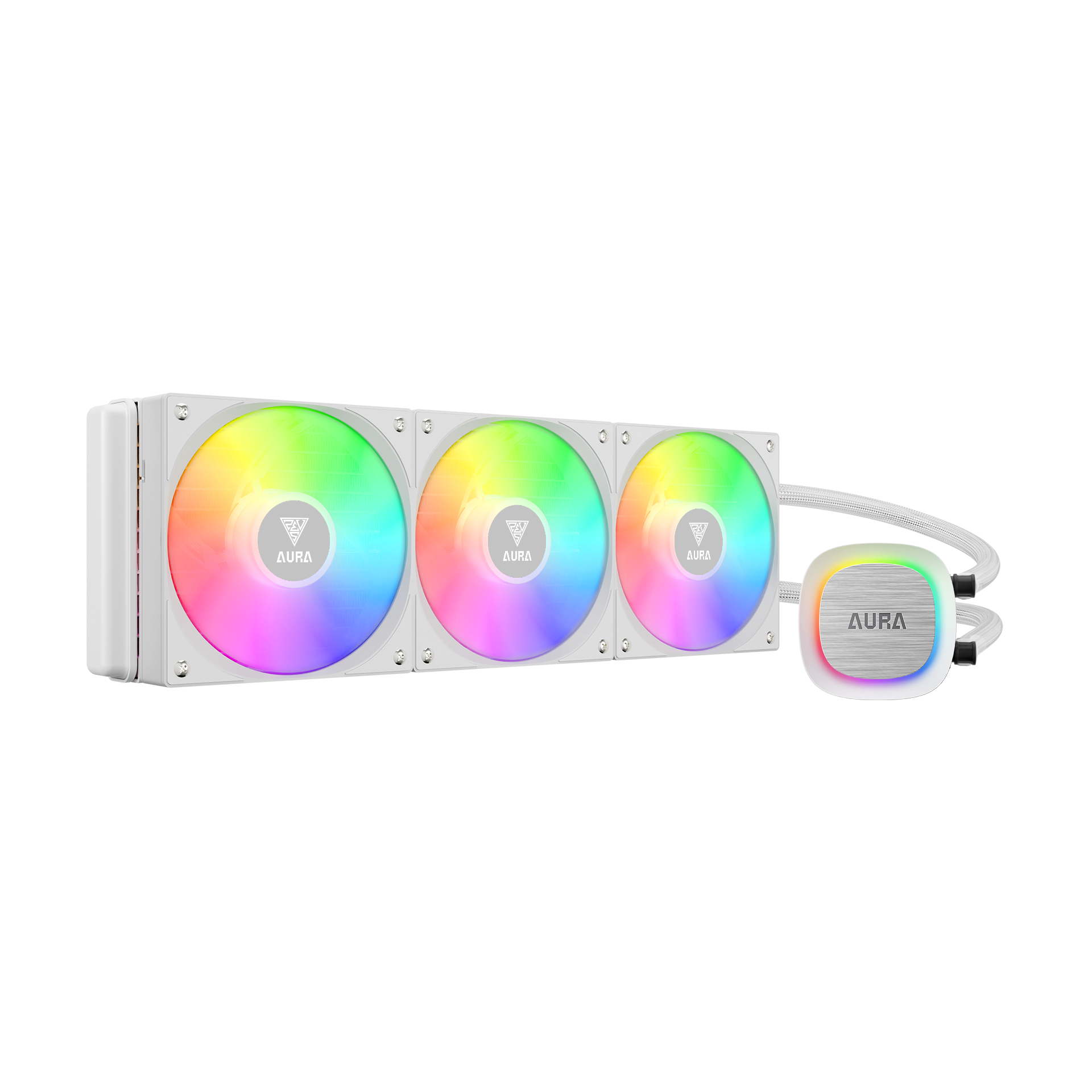 GAMDIAS AURA GL360 V2 ARGB Liquid Cooler - White GAMDIAS AURA GL360 V2 ARGB Liquid Cooler - White